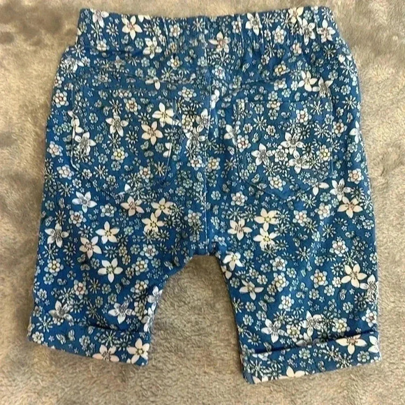 H&M and First Impressions - pair of floral print baby pants. Size 6-9  months - Picture 4 of 7